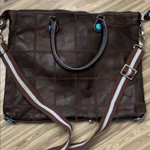 Gabs Italy Italian Leather Convertible Tote